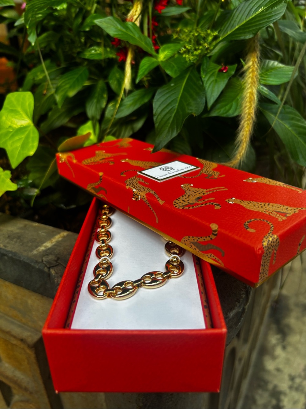 House of Harlow 1960 Gold Chunky Chain Necklace
